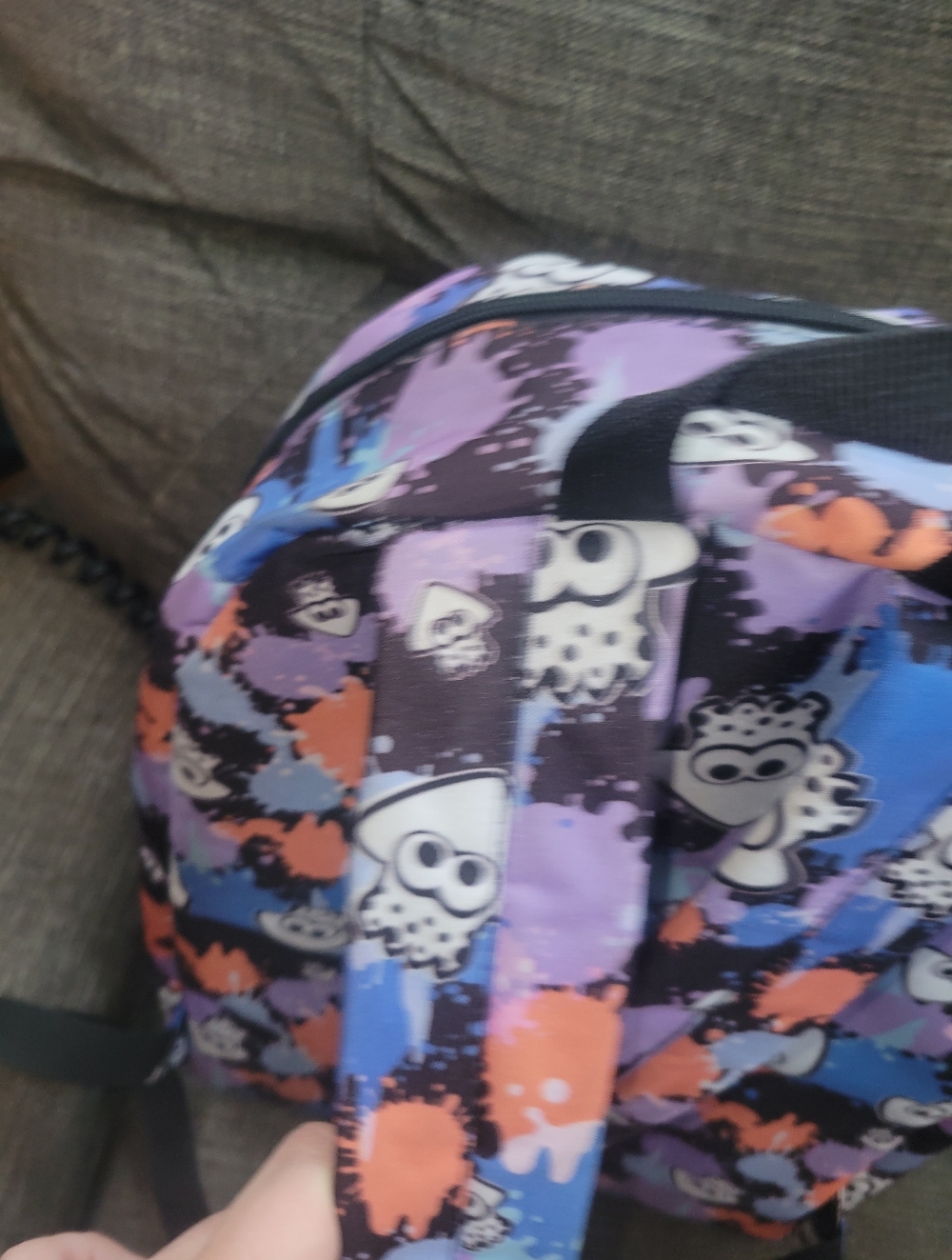 Colorful Ink Splatter Backpack - Picture 2 of 5
